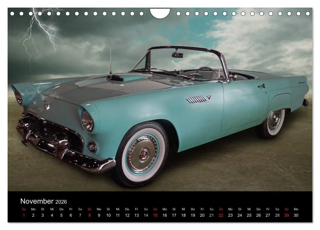 Bild: 9783516061482 | Oldtimer-Kunst (Wandkalender 2026 DIN A4 quer), CALVENDO...