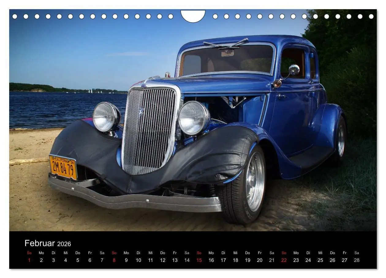 Bild: 9783516061482 | Oldtimer-Kunst (Wandkalender 2026 DIN A4 quer), CALVENDO...