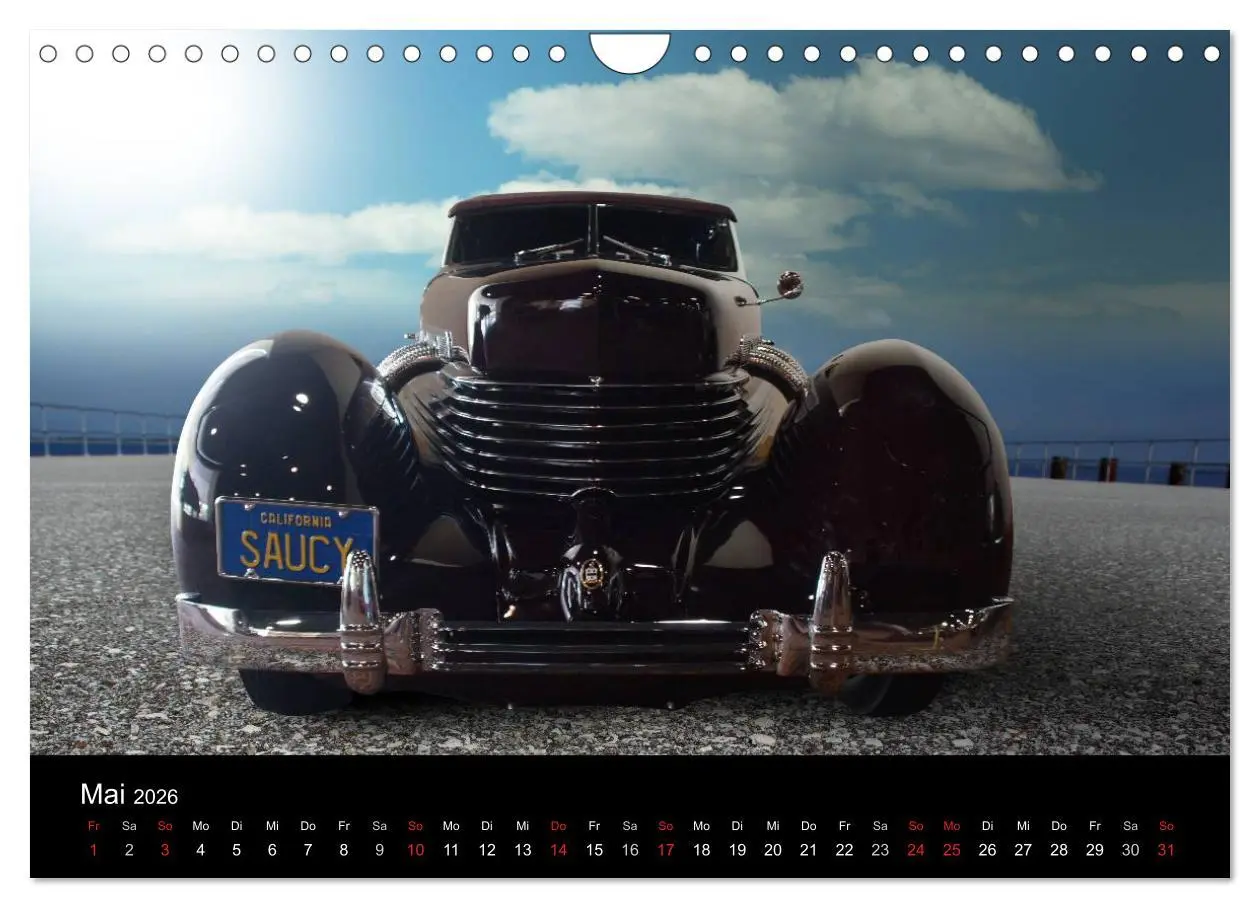 Bild: 9783516061482 | Oldtimer-Kunst (Wandkalender 2026 DIN A4 quer), CALVENDO...