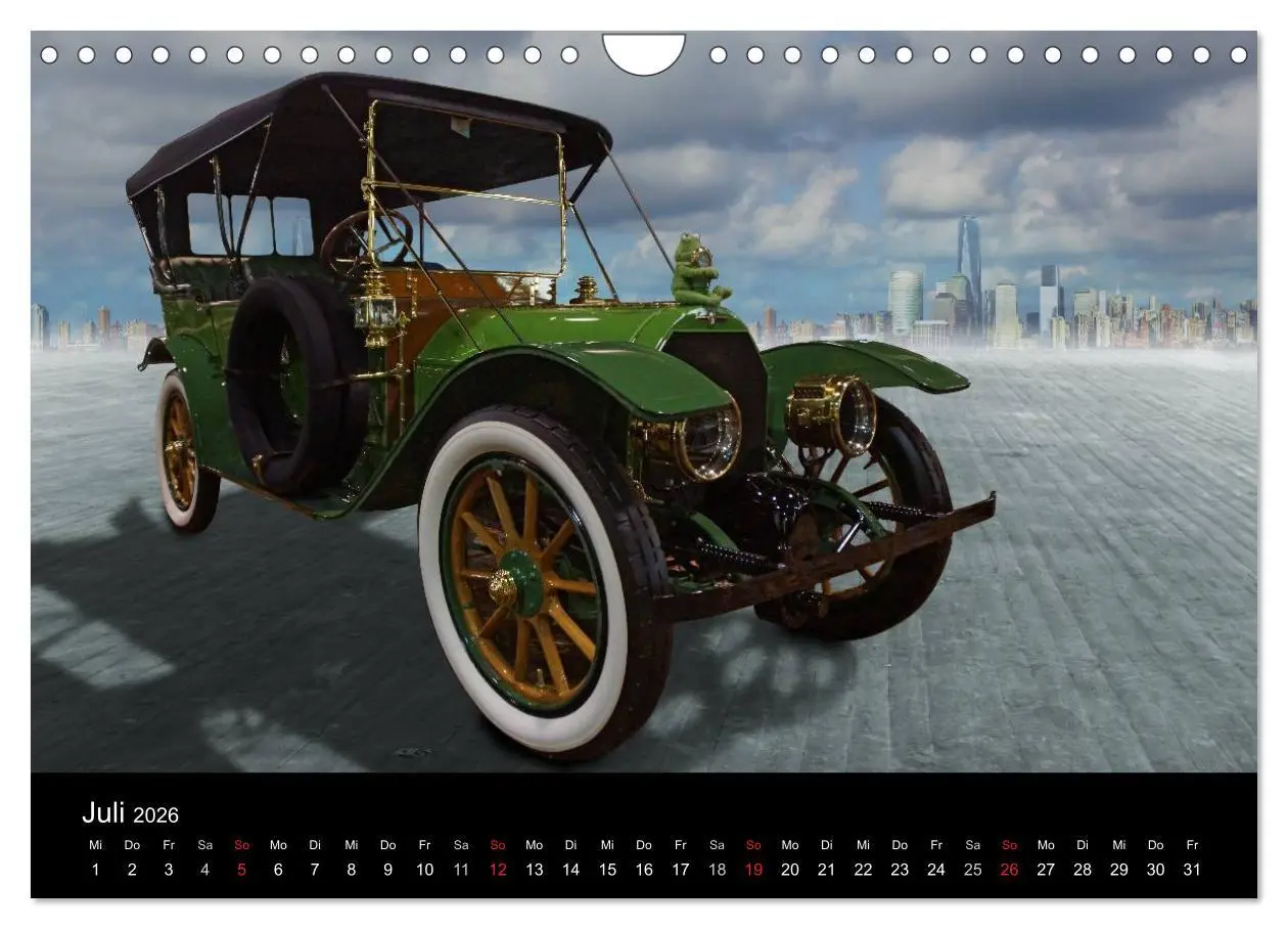 Bild: 9783516061482 | Oldtimer-Kunst (Wandkalender 2026 DIN A4 quer), CALVENDO...