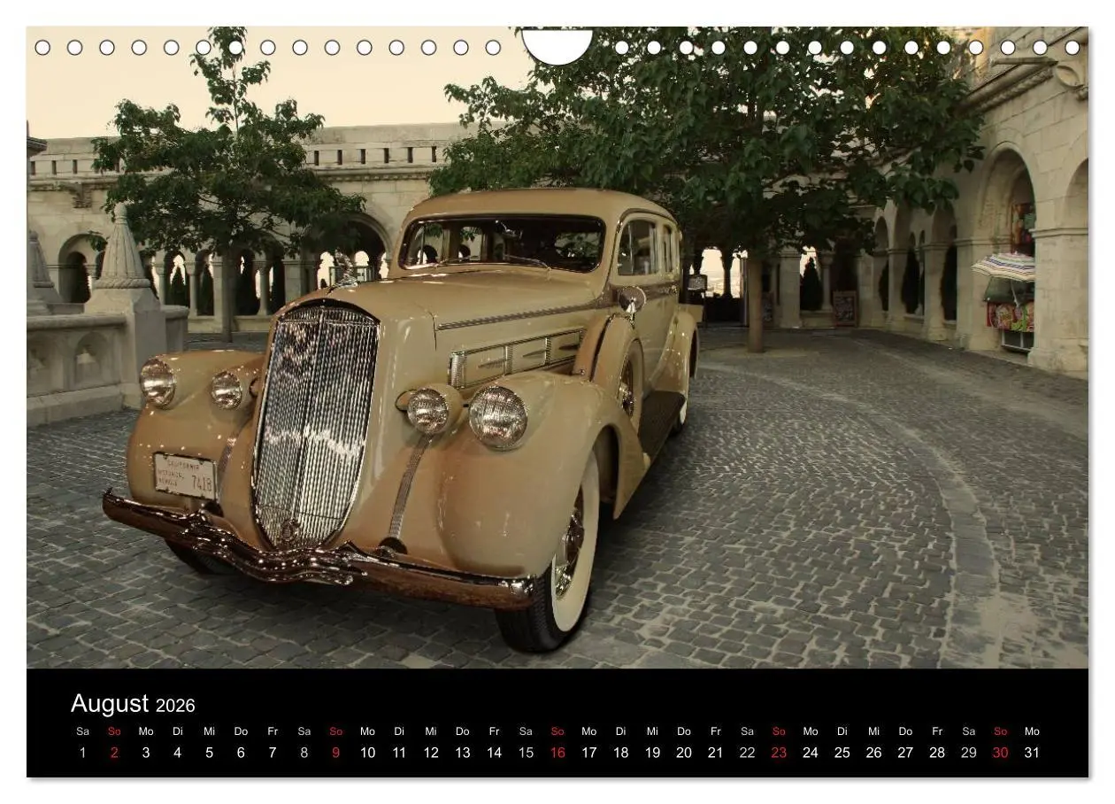 Bild: 9783516061482 | Oldtimer-Kunst (Wandkalender 2026 DIN A4 quer), CALVENDO...