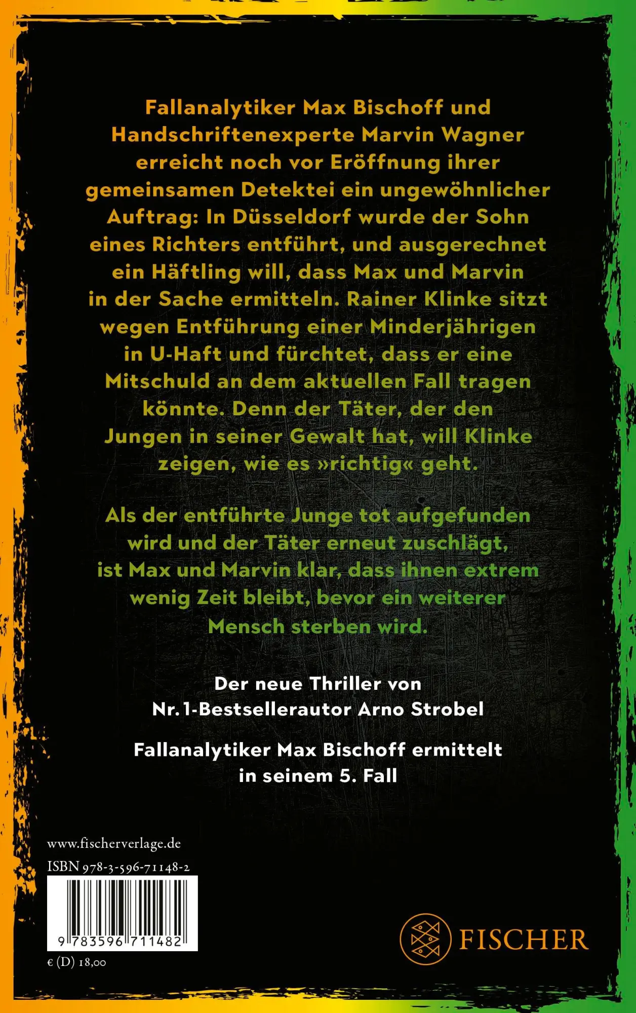 Rückseite: 9783596711482 | Mörderfinder - Das Muster des Bösen | Arno Strobel | Taschenbuch