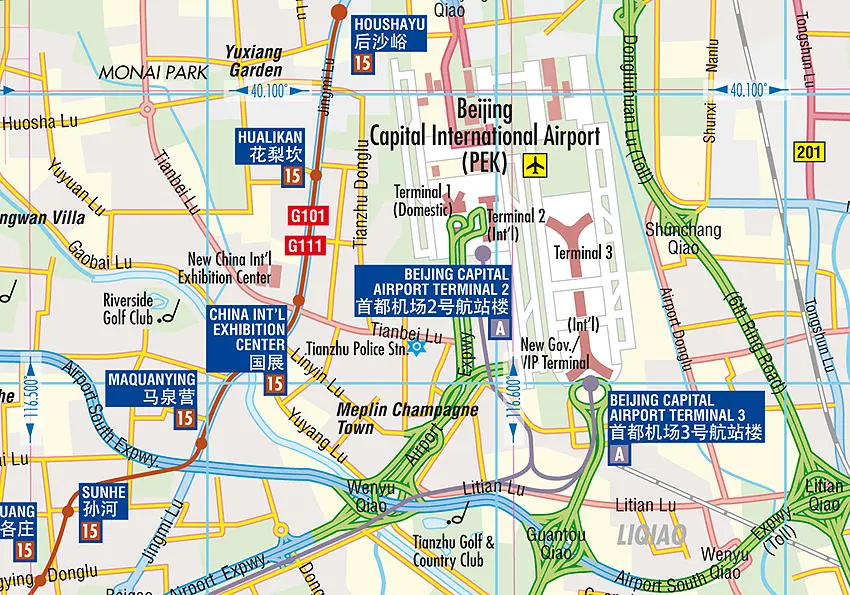 Bild: 9783865921482 | Beijing/Peking | (Land-)Karte | gefalzt | 2 S. | Englisch | 2018