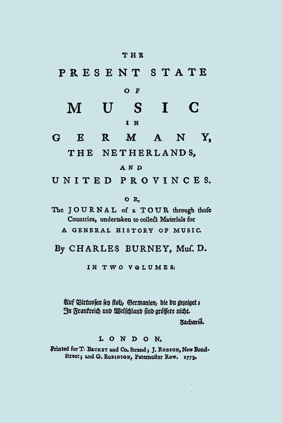 Cover: 9781904331582 | The Present State of Music in Germany, The Netherlands, and United...