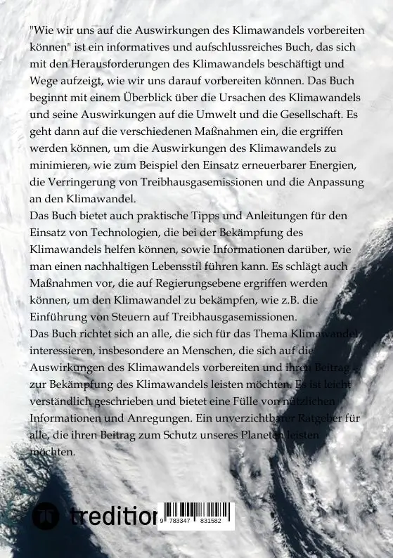 Bild: 9783347831582 | Wie wir uns auf die Auswirkungen des Klimawandels vorbereiten können