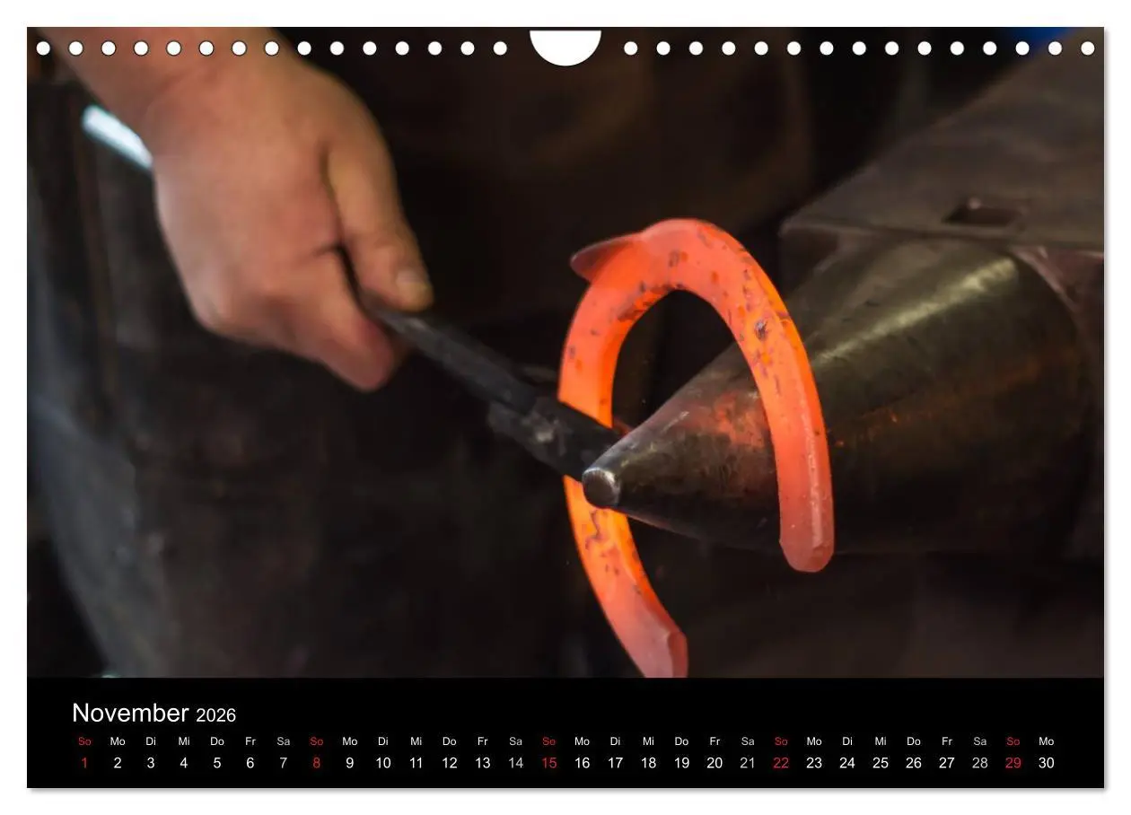 Bild: 9783516051582 | Hufschmiede - Impressionen eines alten Handwerks (Wandkalender 2026...