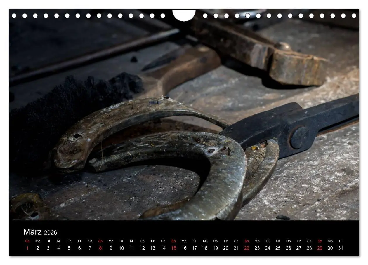 Bild: 9783516051582 | Hufschmiede - Impressionen eines alten Handwerks (Wandkalender 2026...