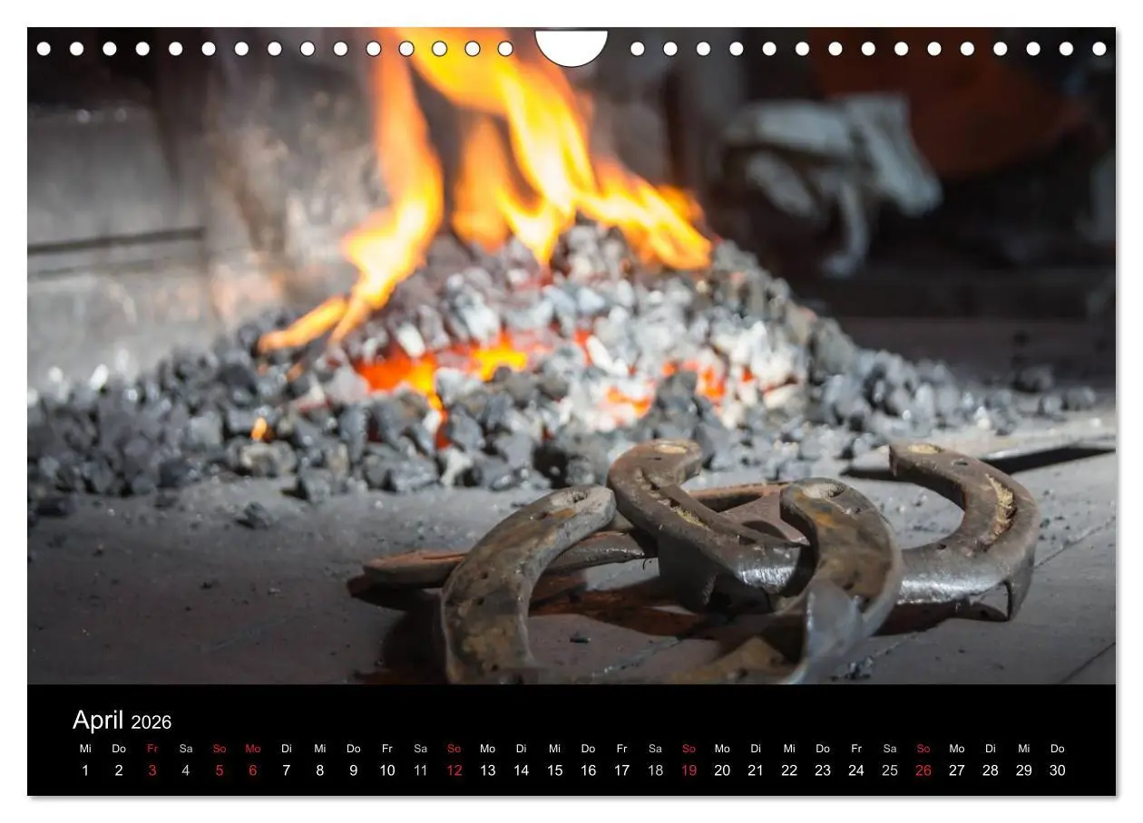 Bild: 9783516051582 | Hufschmiede - Impressionen eines alten Handwerks (Wandkalender 2026...
