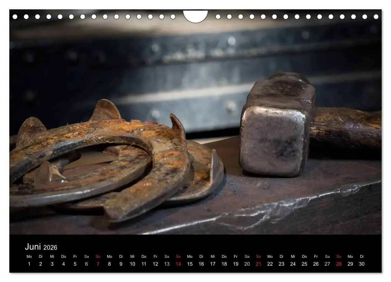 Bild: 9783516051582 | Hufschmiede - Impressionen eines alten Handwerks (Wandkalender 2026...