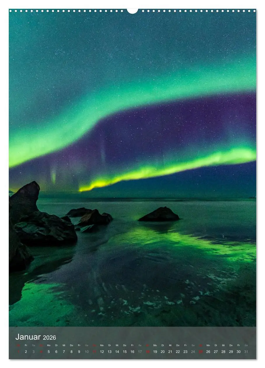 Bild: 9783516361582 | Aurora - Polarlicht des Nordens (hochwertiger Premium Wandkalender...