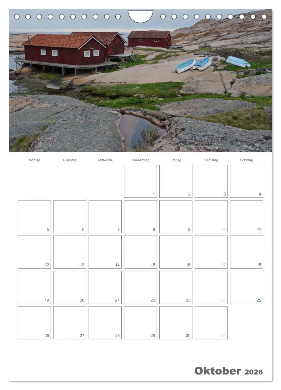 Bild: 9783516431582 | Typisch Schwedisch Bohuslän (Wandkalender 2026 DIN A4 hoch),...