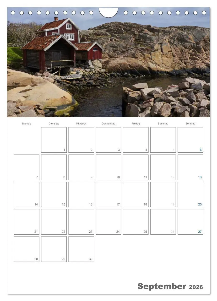 Bild: 9783516431582 | Typisch Schwedisch Bohuslän (Wandkalender 2026 DIN A4 hoch),...