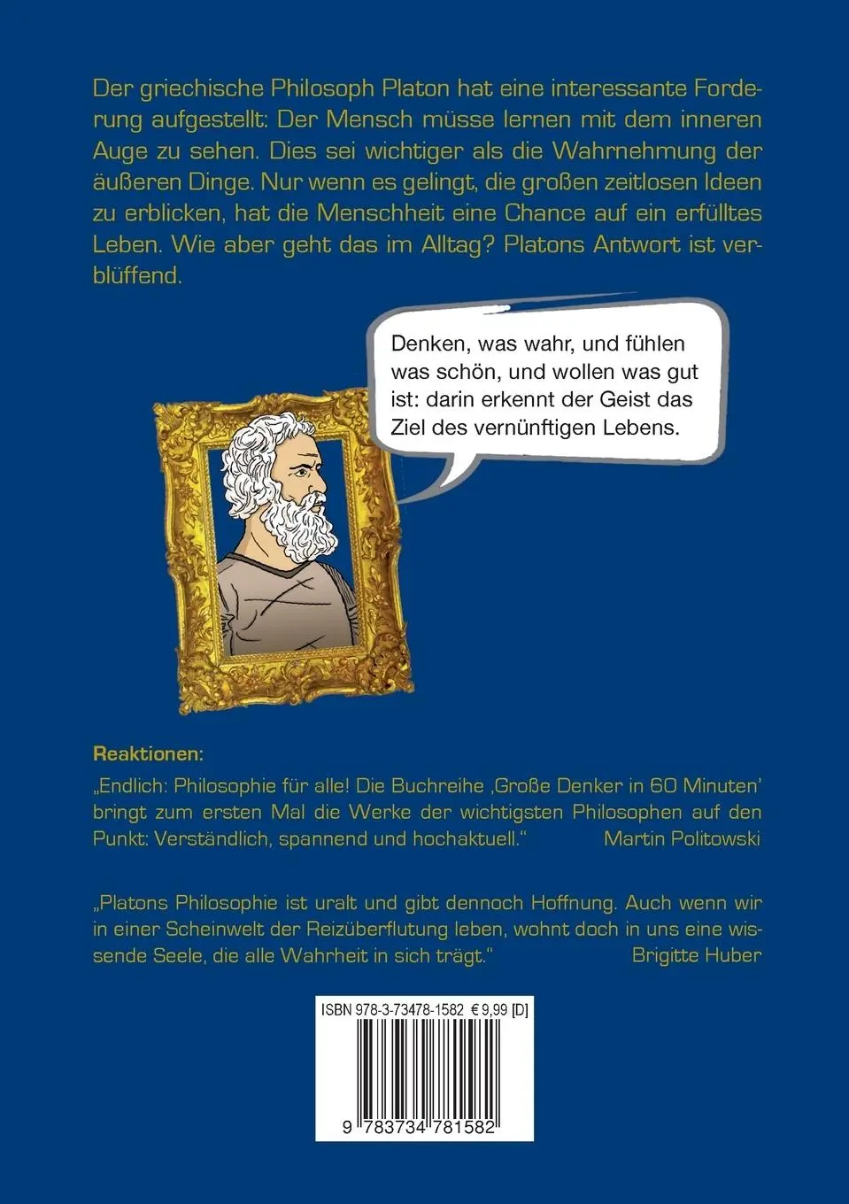 Rückseite: 9783734781582 | Platon in 60 Minuten | Walther Ziegler | Taschenbuch | 112 S. | 2017