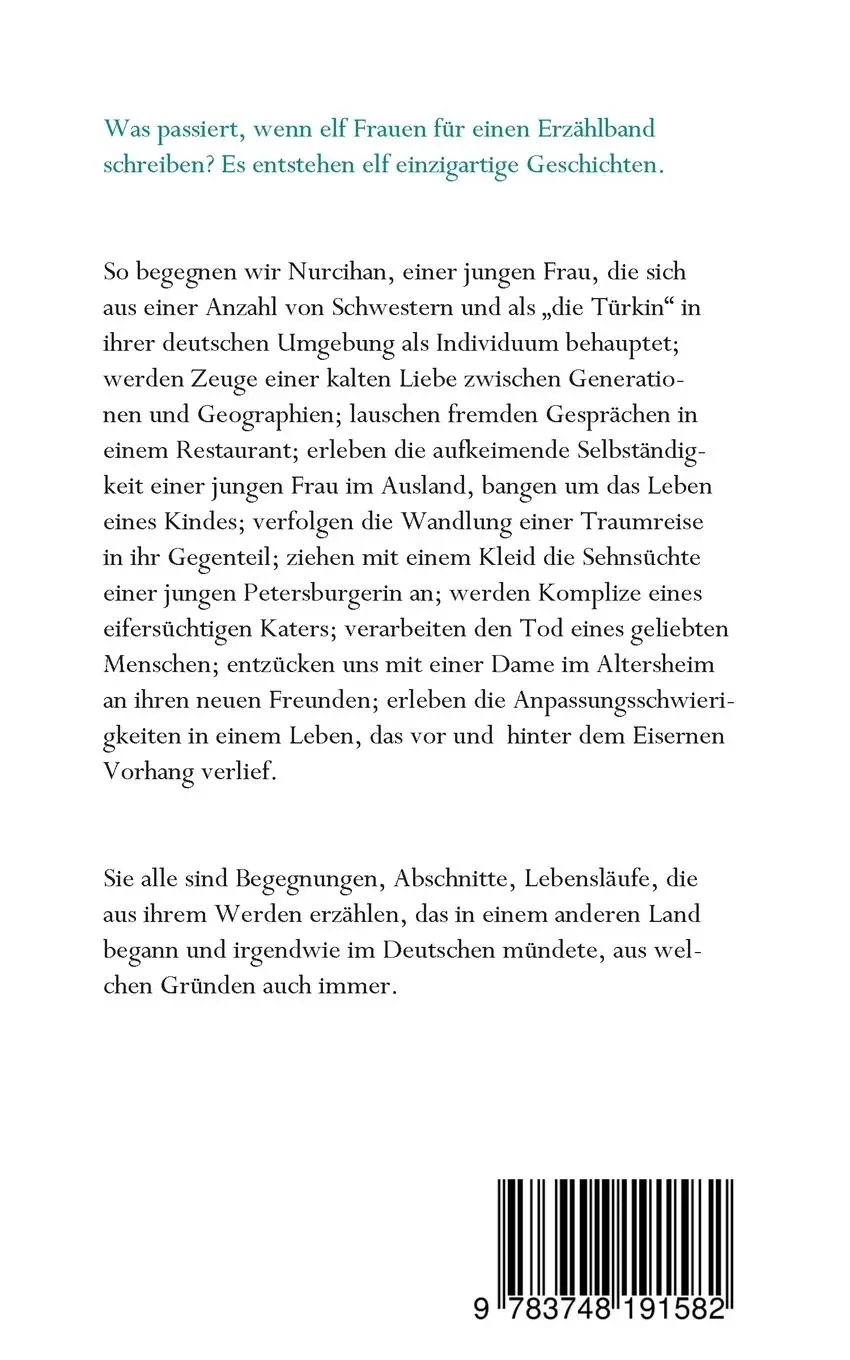 Rückseite: 9783748191582 | Begegnungen | 20 Jahre Literaturclub der Frauen aus aller Welt | Buch