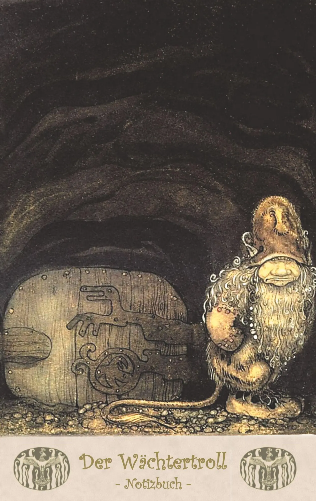 Cover: 9783752811582 | Der Wächtertroll - Notizbuch (Trolle und Goblins) | John Bauer (u. a.)