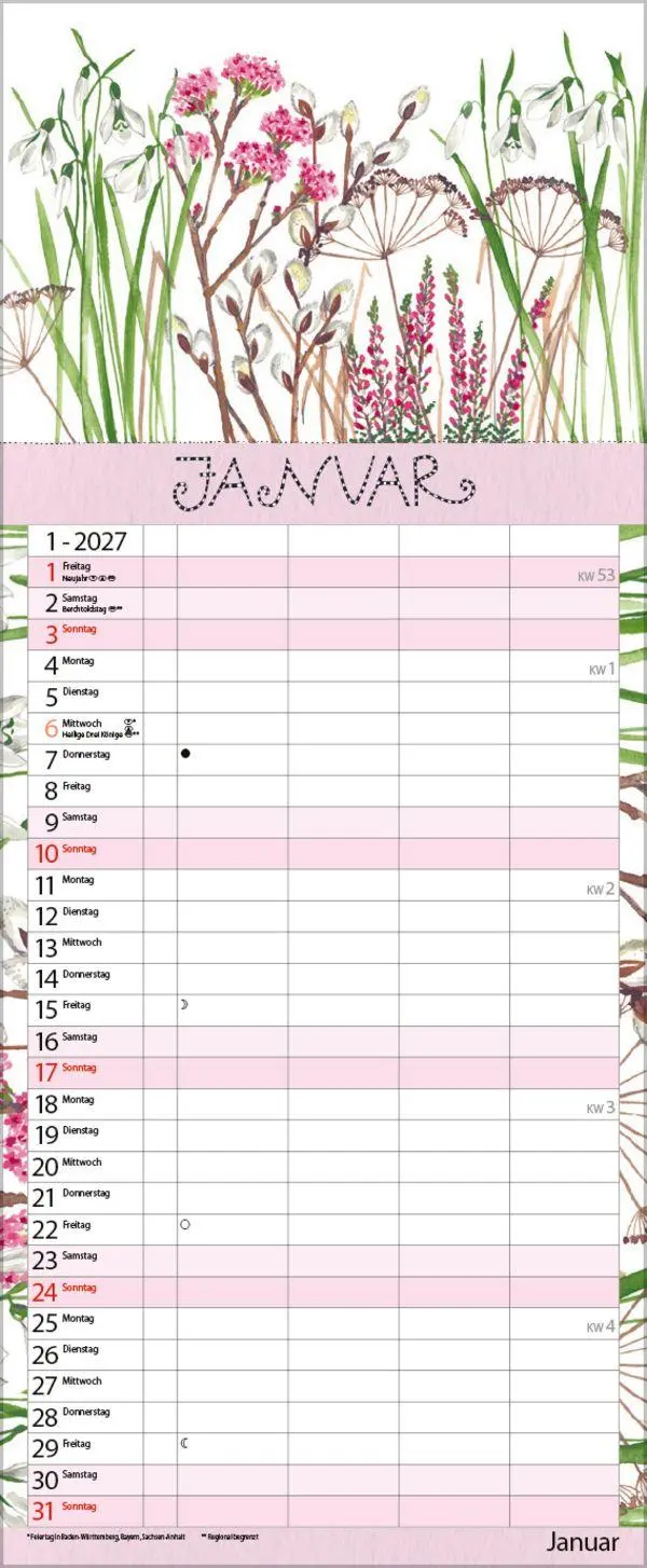 Bild: 9783819301582 | Gartenglück 2027 | Verlag Korsch | Kalender | 14 S. | Deutsch | 2027
