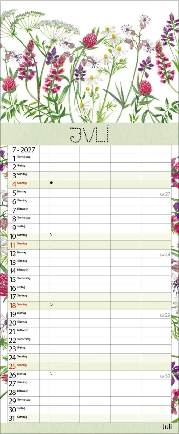Bild: 9783819301582 | Gartenglück 2027 | Verlag Korsch | Kalender | 14 S. | Deutsch | 2027