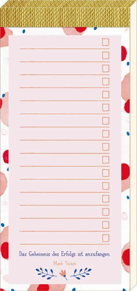 Bild: 4050003721682 | Notizblock - TO DO (Punkte und Muster) | Taschenbuch | 80 S. | Deutsch