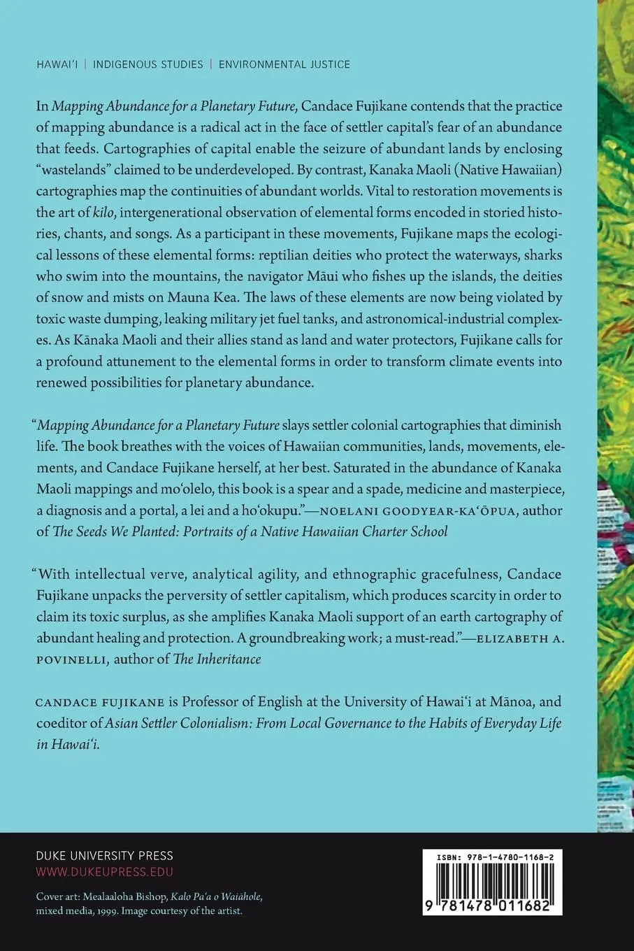 Rückseite: 9781478011682 | Mapping Abundance for a Planetary Future | Candace Fujikane | Buch