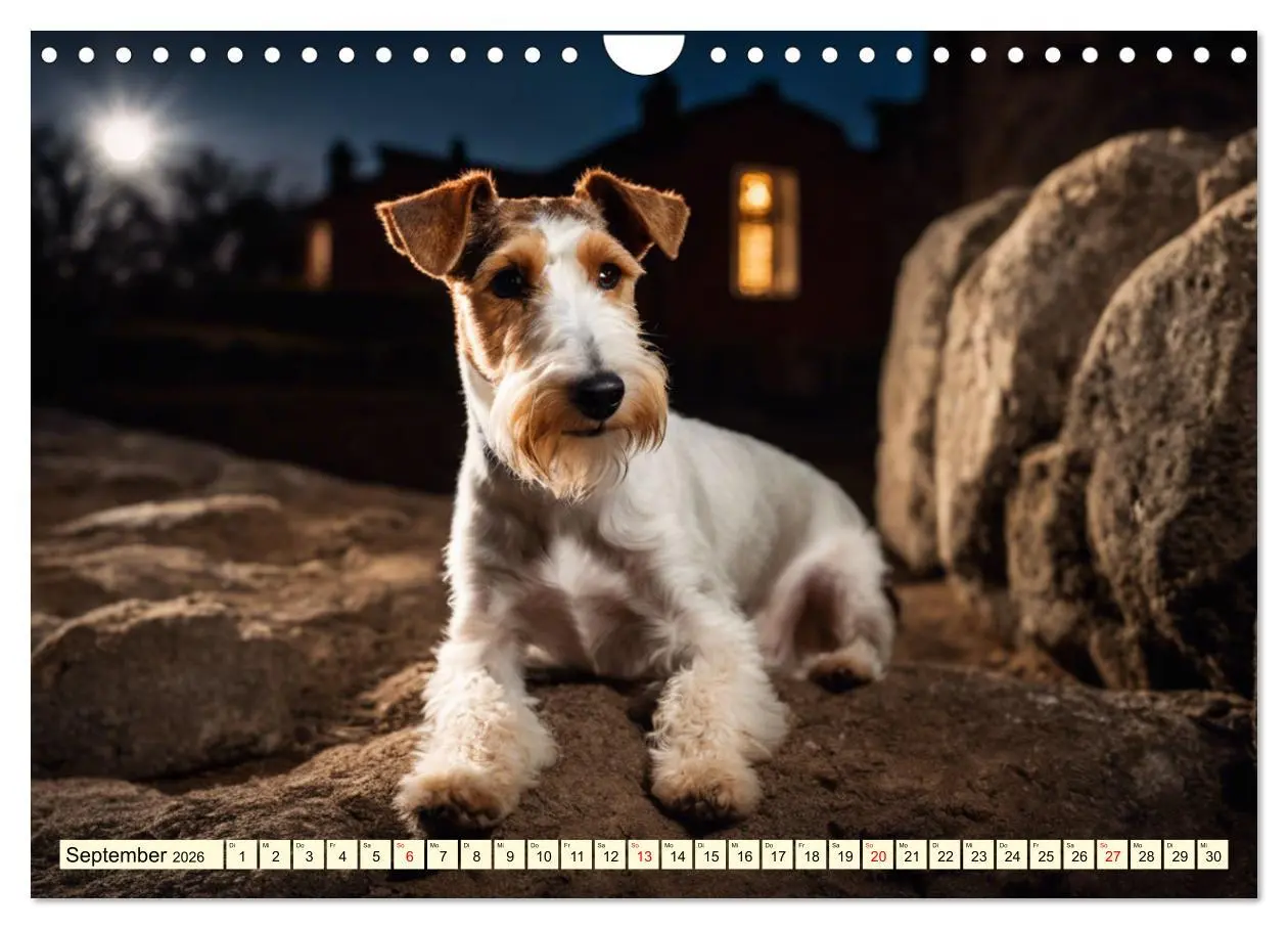 Bild: 9783457331682 | Drahthaar-Foxterrier (Wandkalender 2026 DIN A4 quer), CALVENDO...