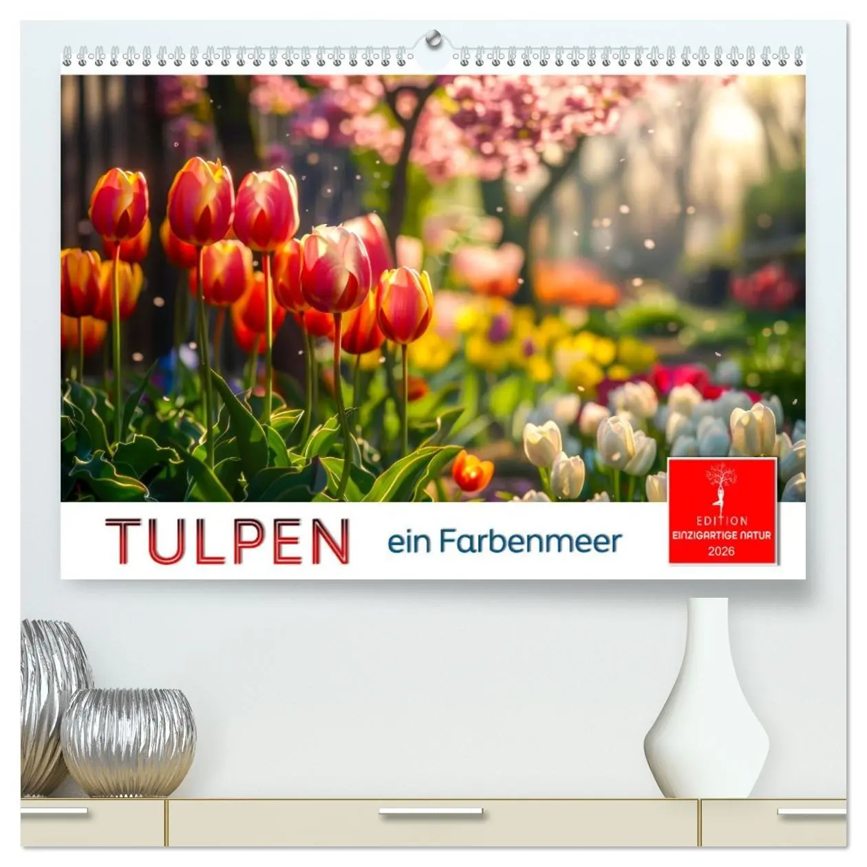Cover: 9783457401682 | Tulpen - ein Farbenmeer (hochwertiger Premium Wandkalender 2026 DIN...