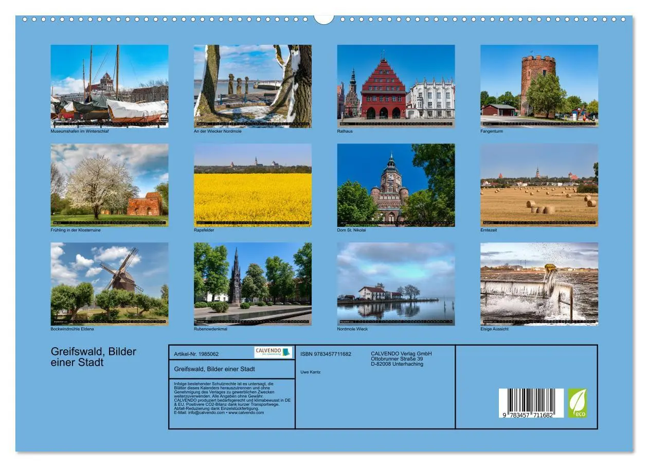 Bild: 9783457711682 | Greifswald, Bilder einer Stadt (hochwertiger Premium Wandkalender...