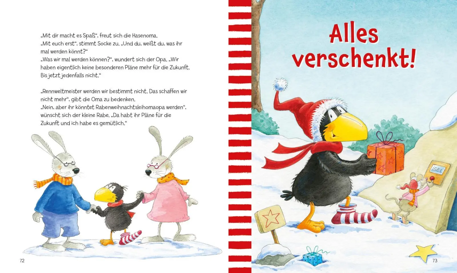 Bild: 9783480241682 | Der kleine Rabe Socke: Bald ist Weihnachten! | Nele Moost | Buch