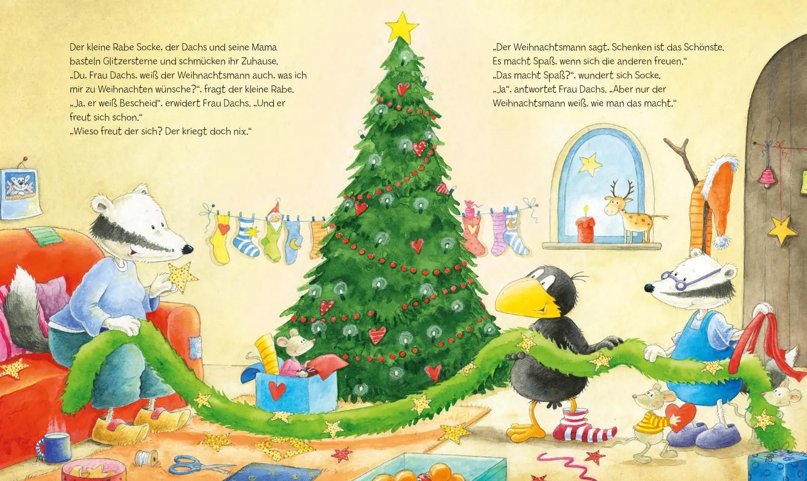 Bild: 9783480241682 | Der kleine Rabe Socke: Bald ist Weihnachten! | Nele Moost | Buch