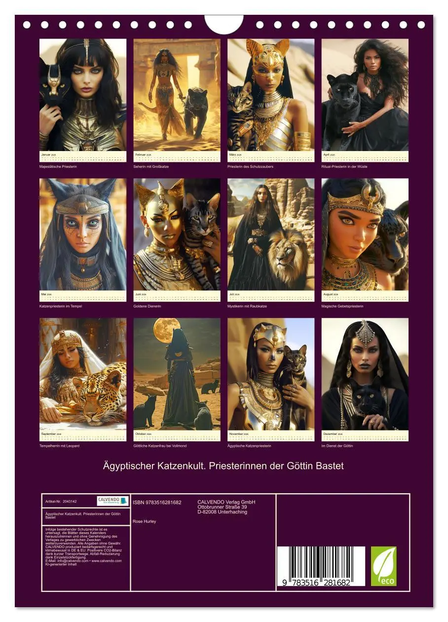 Bild: 9783516281682 | Ägyptischer Katzenkult. Priesterinnen der Göttin Bastet...