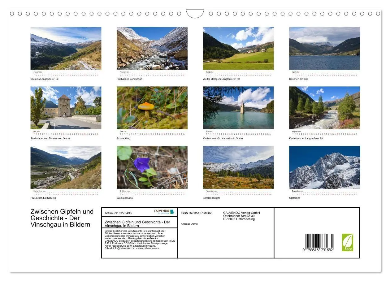 Bild: 9783516731682 | Zwischen Gipfeln und Geschichte - Der Vinschgau in Bildern...