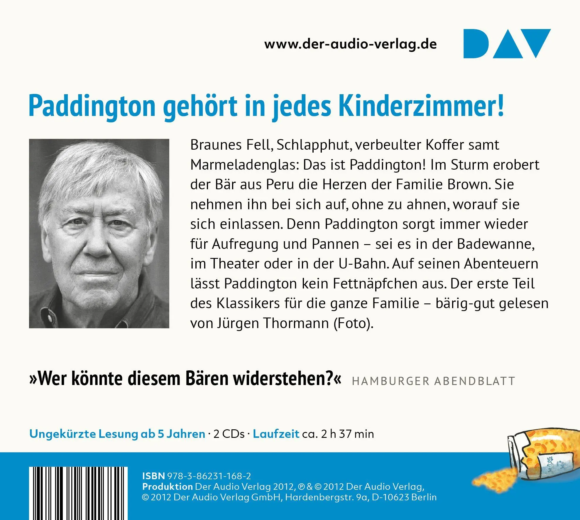Rückseite: 9783862311682 | Geschichten von Paddington | Michael Bond | Audio-CD | 2 Audio-CDs