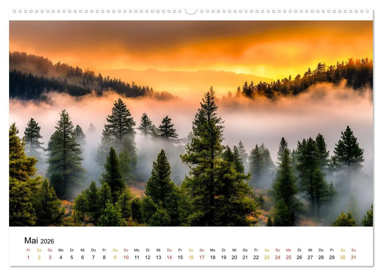 Bild: 9783457321782 | Mystik der Wälder (hochwertiger Premium Wandkalender 2026 DIN A2...