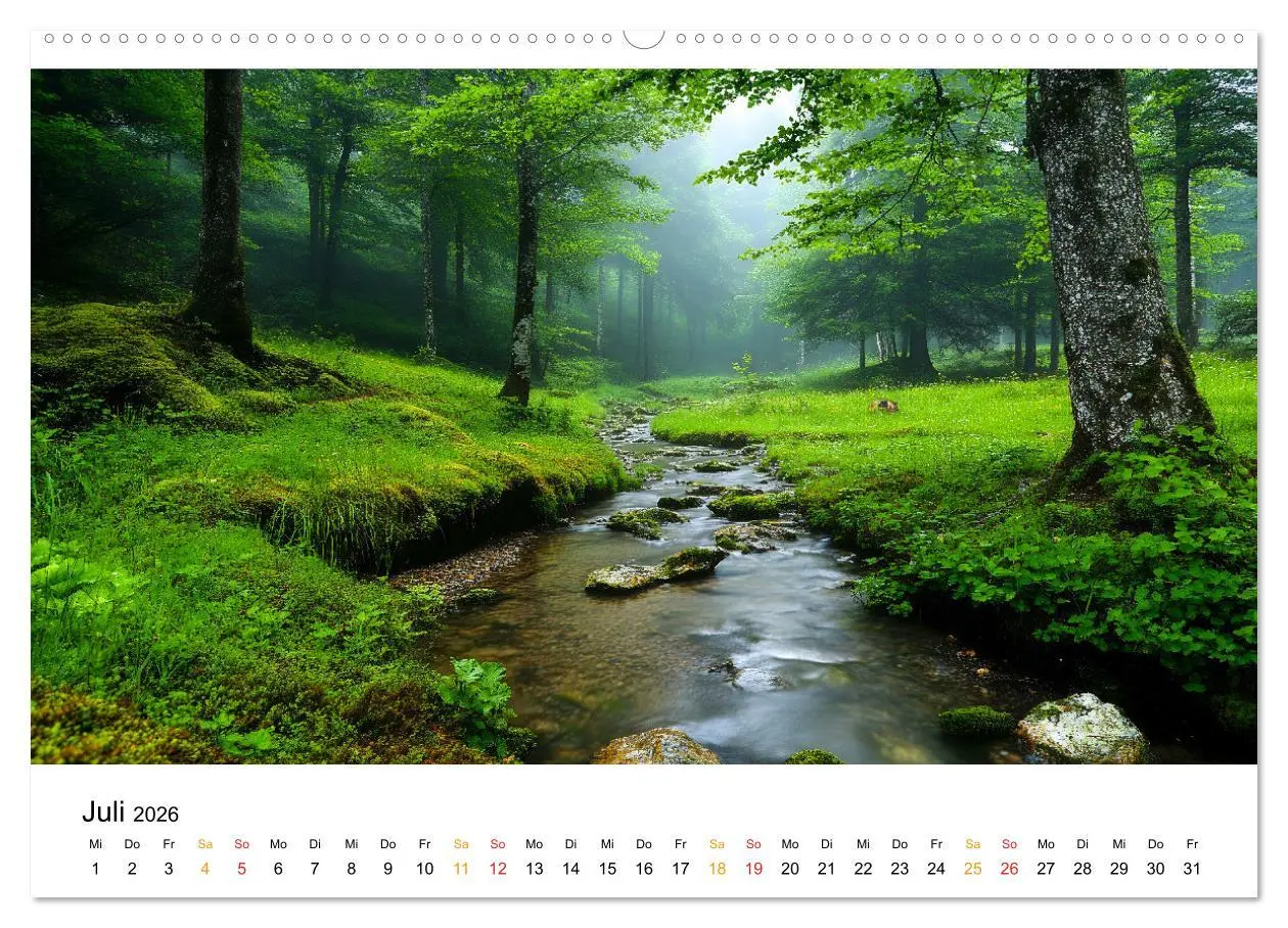 Bild: 9783457321782 | Mystik der Wälder (hochwertiger Premium Wandkalender 2026 DIN A2...