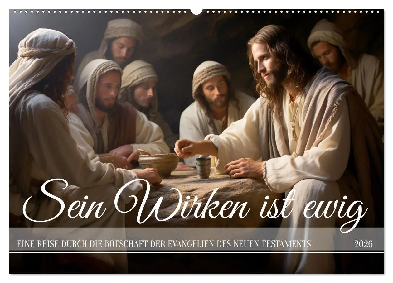 Cover: 9783457491782 | Sein Wirken ist ewig (Wandkalender 2026 DIN A2 quer), CALVENDO...