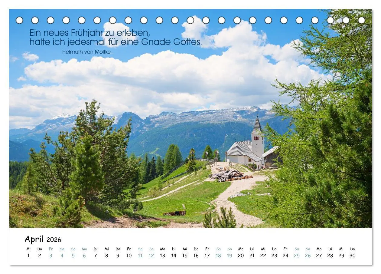 Bild: 9783457941782 | Christliche Bildpoesie 2026 (Tischkalender 2026 DIN A5 quer),...