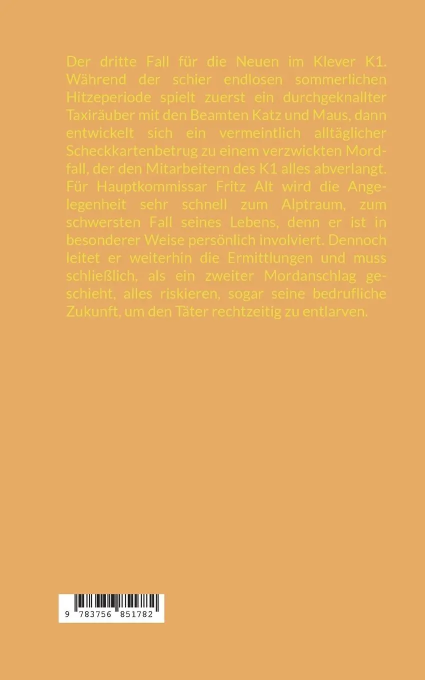 Rückseite: 9783756851782 | Hitzesommer | Kriminalroman | Franz-Hubert Esser | Taschenbuch | 2022