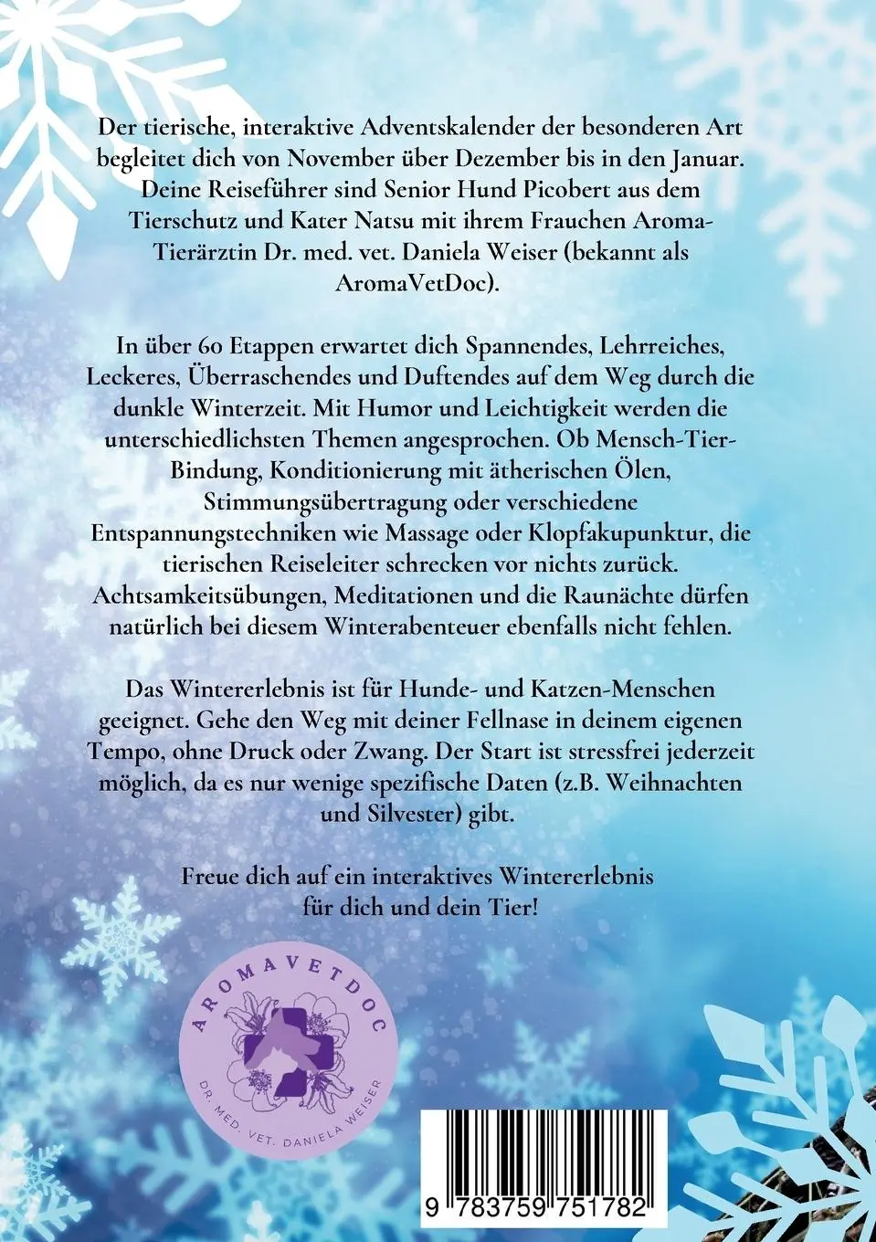 Rückseite: 9783759751782 | Picoberts Winterreise | Daniela Weiser | Taschenbuch | Paperback