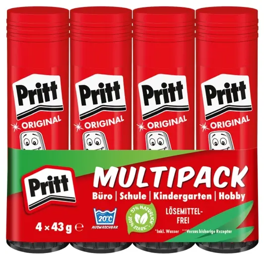 Cover: 4015000411882 | Pritt Klebestift 4 43 g, Multipack | 9H PK8MP | 2024 | Henkel