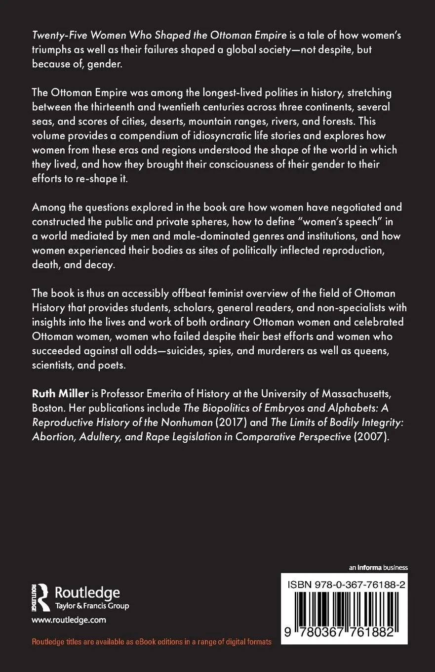 Rückseite: 9780367761882 | Twenty-Five Women Who Shaped the Ottoman Empire | Ruth Miller | Buch