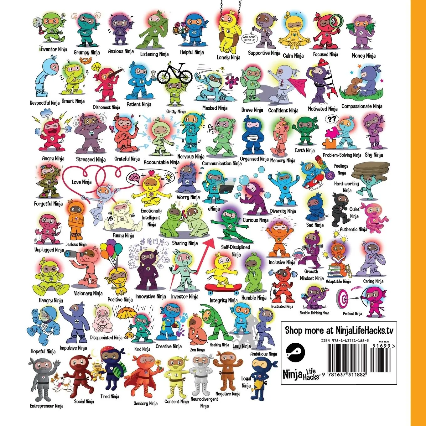 Rückseite: 9781637311882 | Creative Ninja | A STEAM Book for Kids About Developing Creativity