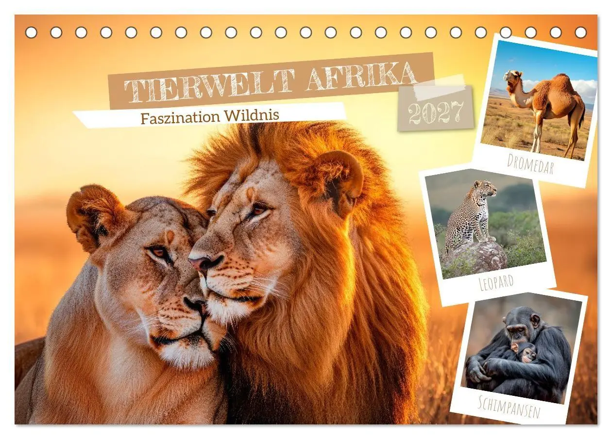 Cover: 9783516951882 | TIERWELT AFRIKA Faszination Wildnis (Tischkalender 2027 DIN A5...