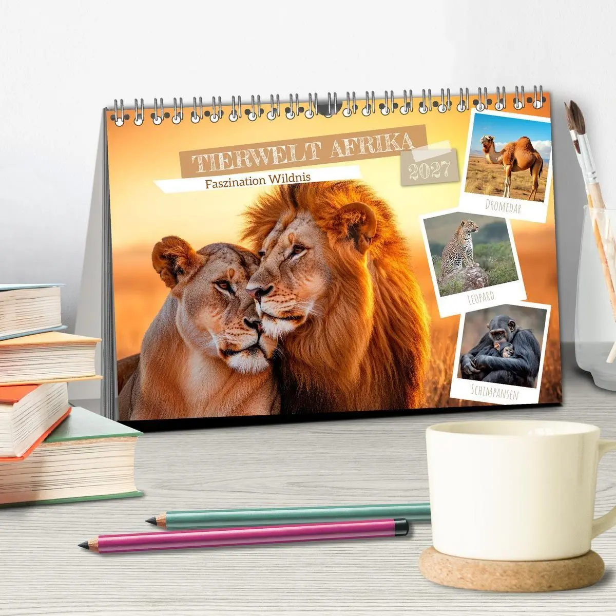 Bild: 9783516951882 | TIERWELT AFRIKA Faszination Wildnis (Tischkalender 2027 DIN A5...