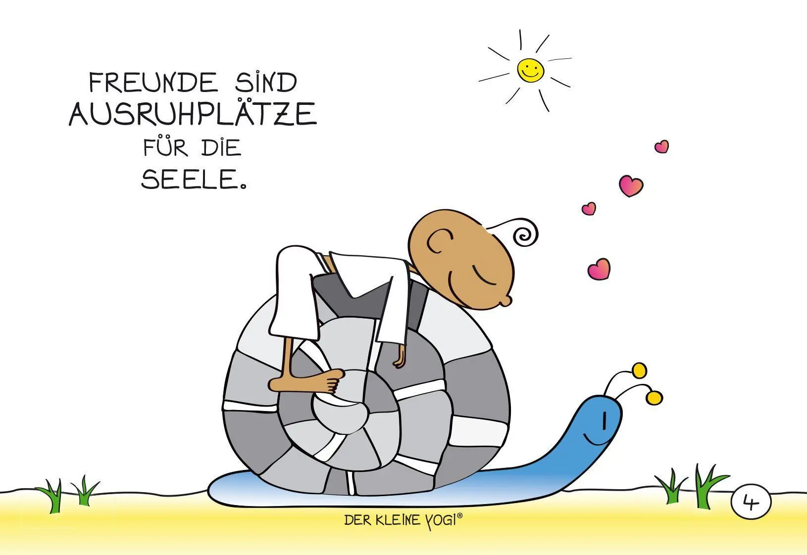 Bild: 9783868261882 | Der Kleine Yogi Herzbotschaften | 40 Impulskarten mit Anleitung | Buch