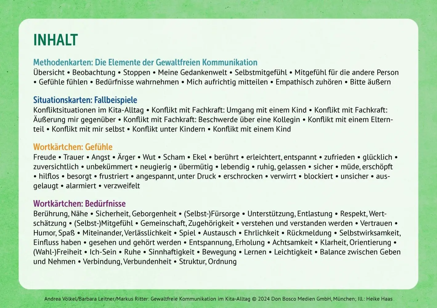 Bild: 4260694921982 | Gewaltfreie Kommunikation im Kita-Alltag | Barbara Leitner (u. a.)