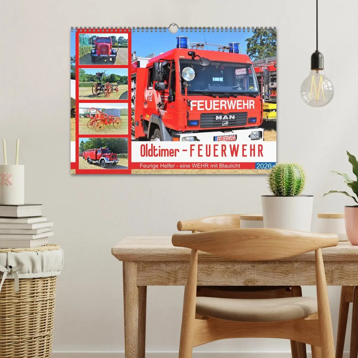 Bild: 9783457781982 | Oldtimer-FEUERWEHR (Wandkalender 2026 DIN A3 quer), CALVENDO...