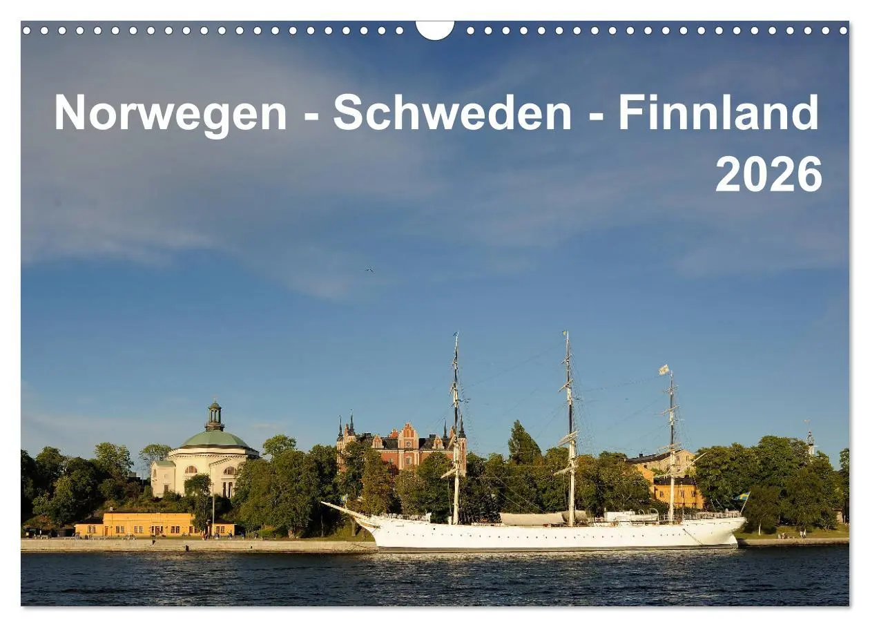 Cover: 9783457921982 | Norwegen - Schweden - Finnland (Wandkalender 2026 DIN A3 quer),...