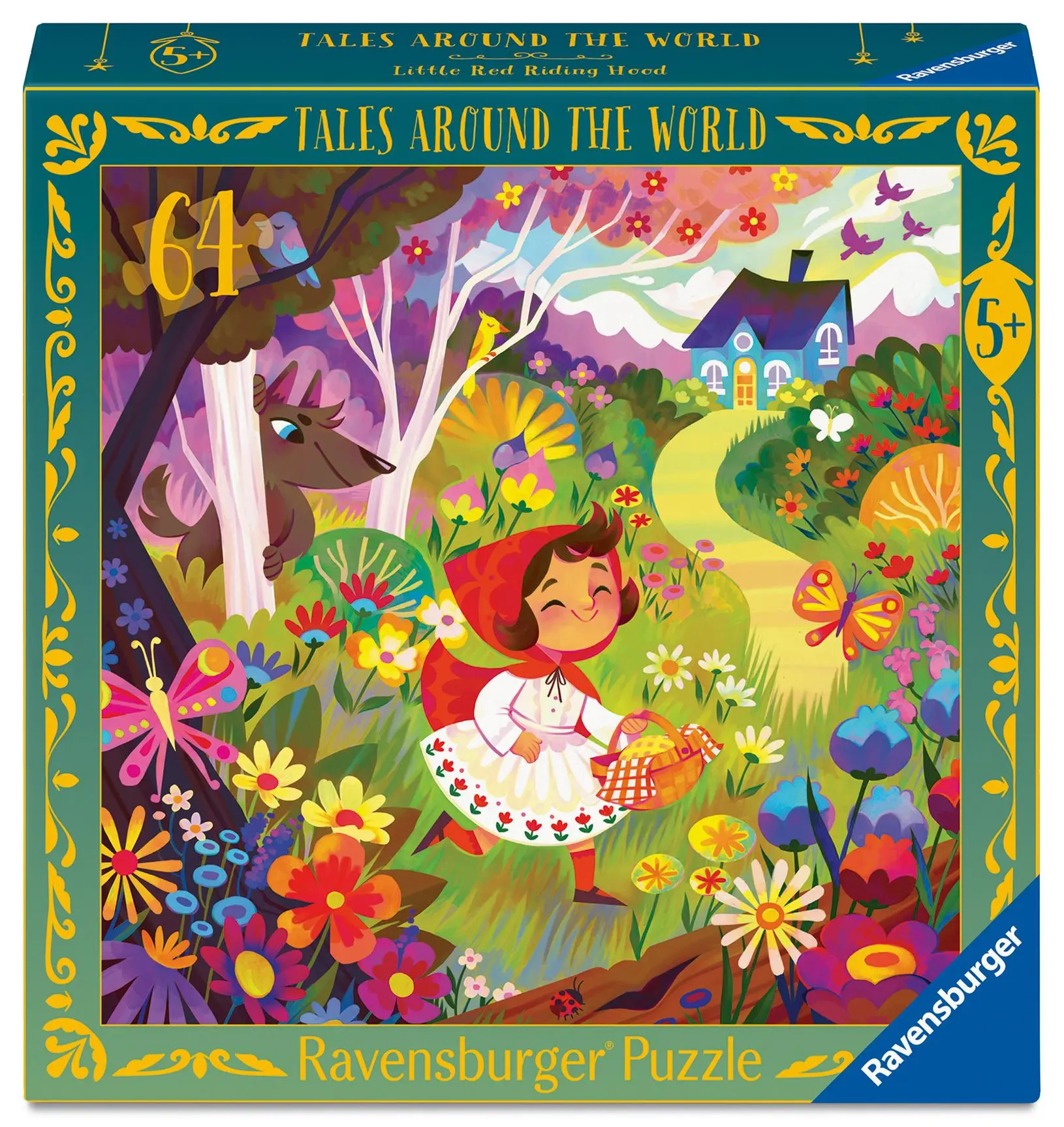 Cover: 4005555042082 | Kinderpuzzle 64 Teile - Rotkäppchen | Tales around the World | Spiel