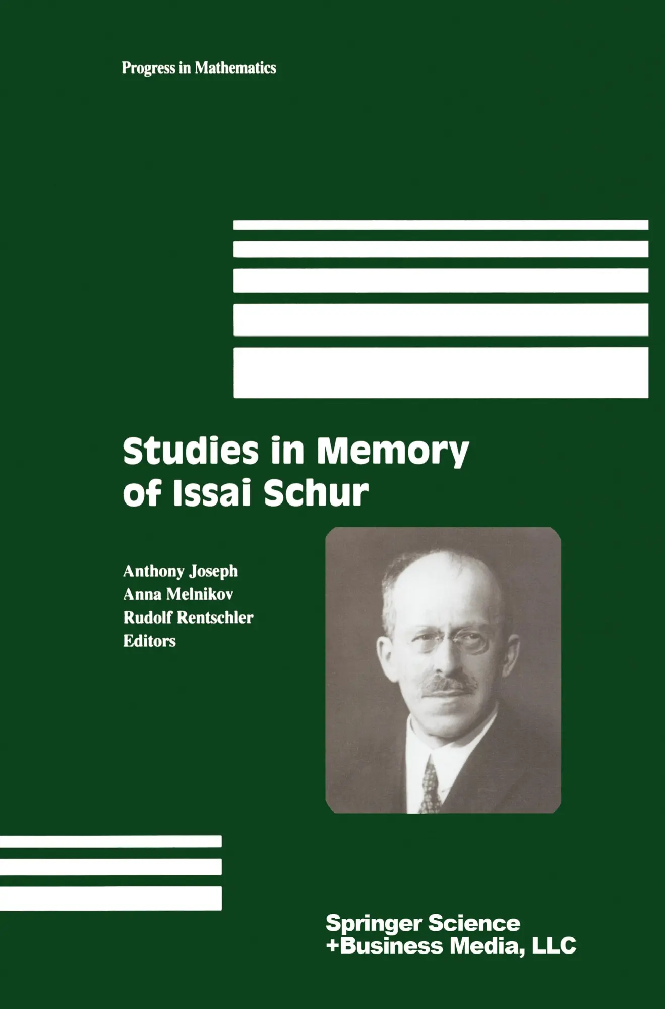 Cover: 9780817642082 | Studies in Memory of Issai Schur | Anthony Joseph (u. a.) | Buch