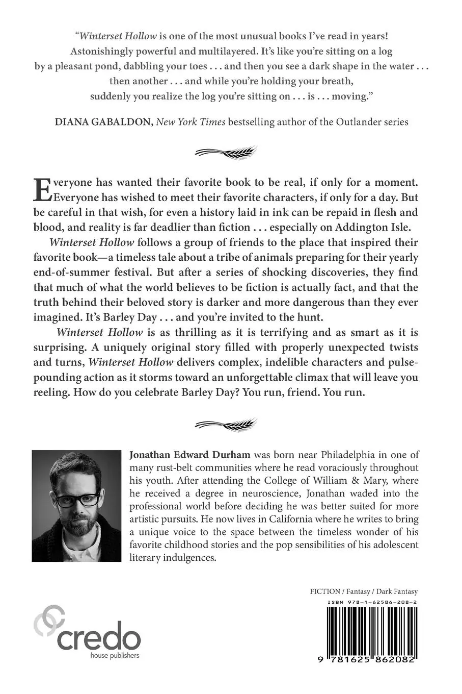 Rückseite: 9781625862082 | Winterset Hollow | Jonathan Edward Durham | Taschenbuch | Englisch