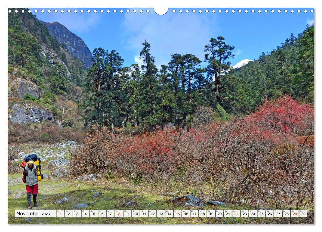 Bild: 9783457812082 | NEPAL, die Umrundung des Manaslu (Wandkalender 2026 DIN A3 quer),...